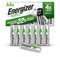 Energizer Rechargeable Battery AA Pack, Recharge Power Plus, 8 Pack, Rechargeable Batteries