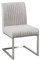 invicta INTERIOR Moderner Freischwinger Stuhl Big Aston Stone grau Edelstahlrahmen Schwingstuhl Esszimmerstuhl