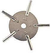pour Montre a Gousset nickelée Info Les Tailles de clé Classiques n° 00 à 15 sont habituellement utilisées par Les horlogers.