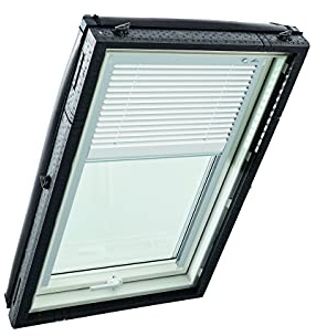 Roto Original ZJA Venetian Blind Roof Window Guide Rail Silver Aluminium Venetian Blind Roof Windows from The Designo R4/R7 and Classic K 43/73 Series with Size 094/118 | 09/11