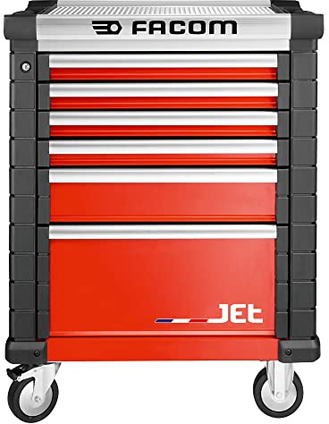 Facom Werkzeugwagen, rot, 3 Module