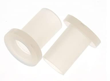 RS PRO Isolierbuchsen, Ø M3, Innen Ø 3.1mm x 4mm, L. 6mm, D. 6.2mm, Nylon, Packung a 50 Stück