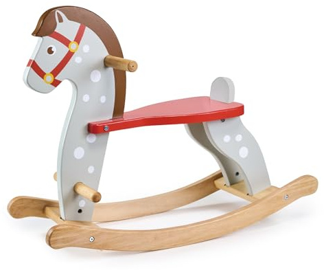 mentari Robust gunghäst i trä med stabil och säker design, fantasifullt spel