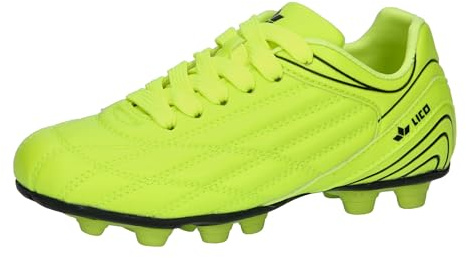 Lico Herren Soccer Champ Fußballschuhe, Lemon/Schwarz, 45 EU