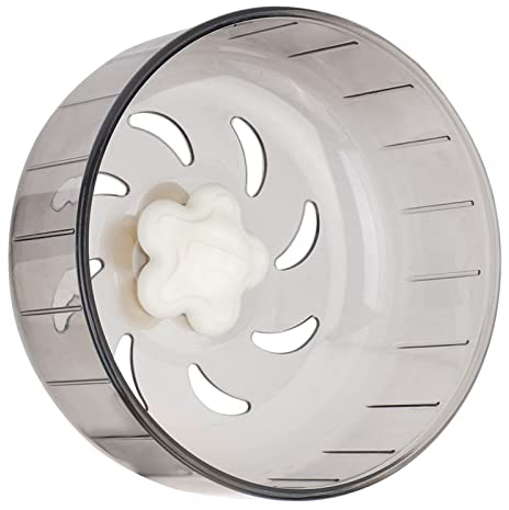 Charmantes 13 cm Großes Hamster-Laufrad, Transparentes Kunststoff-Laufrad für Kleine Haustiere, Geeignet für Ratten und Hamster