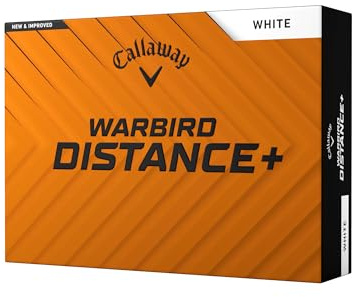 Callaway Golf Warbird Distance + Golf Ball 2025, 24 Ball Pack, White