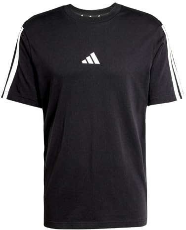 Adidas Essentials Three Stripes Single Jersey Tee T-Shirt Homme (Lot de 1)