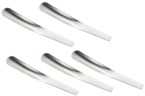 Cabilock 5pezzi Cucchiaio Da Zuppa in Acciaio Resistente Pz Cucchiaio Piatto Mini Multifunzionale Da Caffè e Tè Freddo Per Casa Ristorante e Hotel