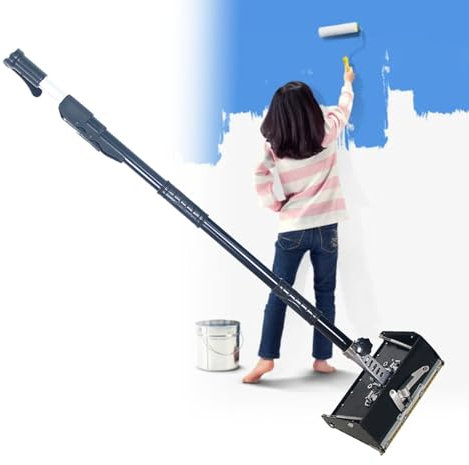 Plasterboard Taping Tool,Drywall Flat Finishing Box,Gypsum Board Plane Decorative Box, Professional Taping Tool, Aluminum Alloy Flat Box Finishing Combo, Includes 1060-1650mm Extension Handl