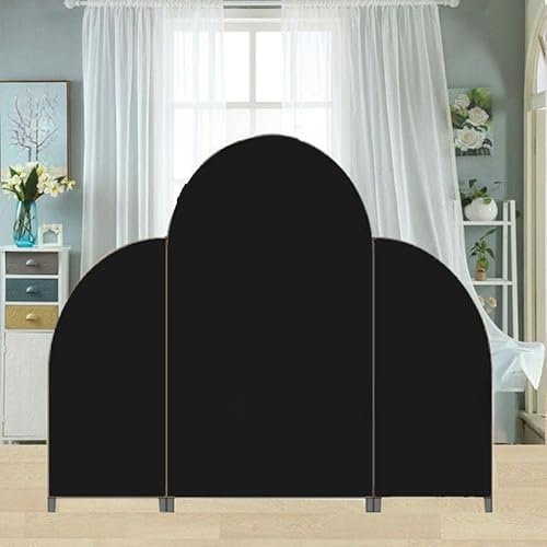 Élégant 3 pièces/ensemble Spandex Élastique Demi Rond Mariage Arc Couverture Idéal pour Mariage Banquet Fête Convient 140/220cm Arc Fond Cadre Stand