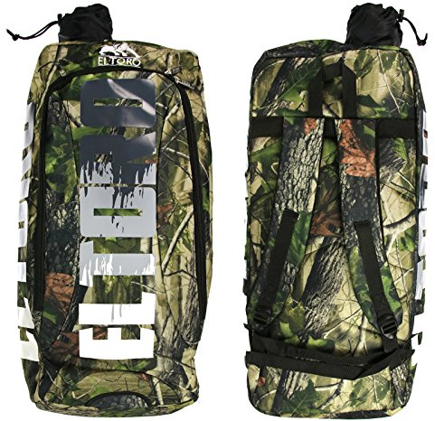 elToro Tournament Rucksack für Recurvebogen – robuster Bogenrucksack aus Cordura – gepolstert & wasserabweisend – mit Fächern für Zubehör & Pfeilröhre – ideal für Turnier & Training