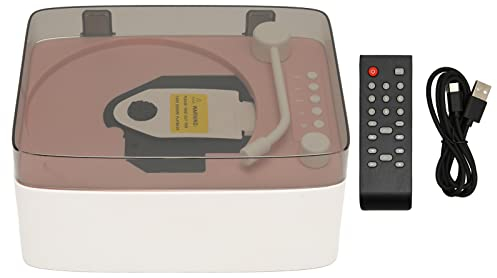 Lettore CD Bluetooth Retrò con Altoparlante HiFi, Grammofono Portatile Vintage Altoparlante Bluetooth Lettore Musicale CD Batteria Incorporata da 2400 MAh per Viaggi a Casa Sala da Pranzo(Rosa)