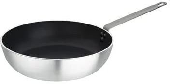 Hygiplas Frypan Aluminium Non - stick Teflon Plat Plus Purple Handle - 280x45mm