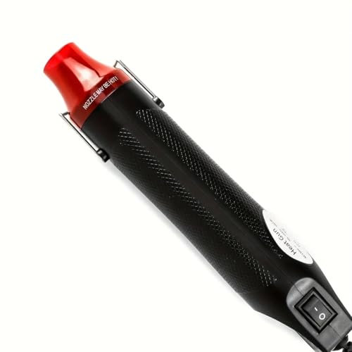 Shinekoo Handheld Hot Air Gun, Mini Multi Function Electrical Heat Tool, 300W Portable Heat Gun for DIY Crafts Shrink Wrapping, Plastic, Fabric, PVC