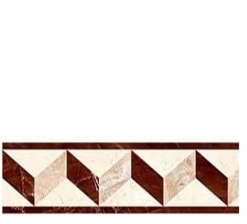 Självhäftande tapetbårder, Självhäftande klistermärke med geometriska kanter for keramiska plattor och väggar, flerfärgad, 10 cm x 500 cm(Bd007)
