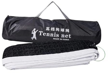 Perfeclan Red de Tenis portátil Profesional con Bolsa de Almacenamiento, Red de Repuesto para cancha de Tenis, fácil de Montar para Exteriores, Interiores,