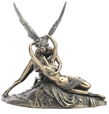Veronese Design Cupidon and Psyché Statue mythologie Classique Finition Bronze