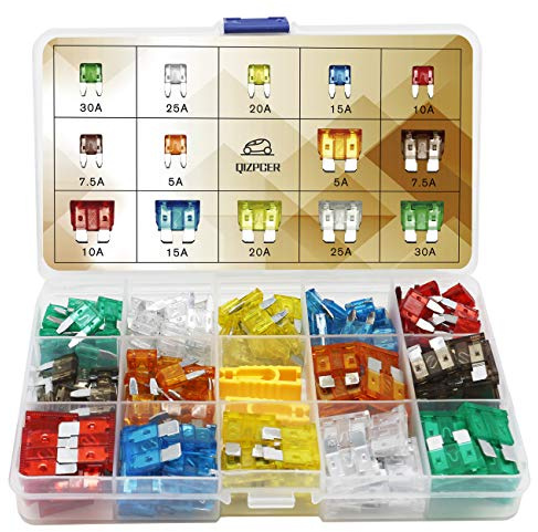 140 Pcs Fuses Automotive Kit - Blade Auto Fuse Assortment Standard and Mini Car Fuse for Marine, RV, Camper, Boat, Truck (5A 7.5A 10A 15A 20A 25A 30AMP/ATC/ATO)