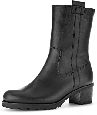 Gabor Damen Klassische Stiefeletten, Frauen Boots,Moderate Mehrweite (G),Lammfell,Kurzstiefel,uebergangsschuhe,schwarz,38.5 EU / 5.5 UK