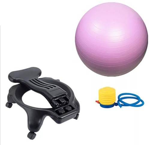 Homnova Balance-Ball-Stuhl Für Das Büro Von Erwachsenen, Balance-Ball-Stuhl, Für Einfache Bewegung, Ergonomischer Stabilitätsstuhl Mit Luftpumpe,004