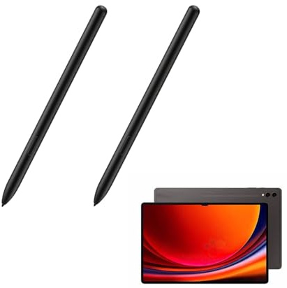 2 Pcs Tab S9 S Pen for Samsung Galaxy Tab S9/S9 Ultra/S9 Plus Stylus, Black