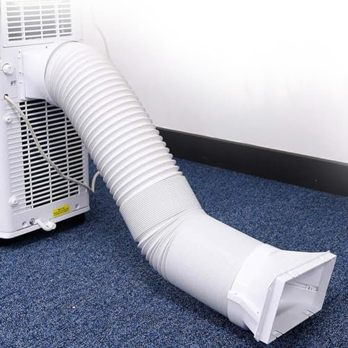 HEBEOT Tuyau d'aération pour climatiseur - Flexible - Rétractable et anti-fuite - Convient à tous les modèles (130 mm x 1,5 m)