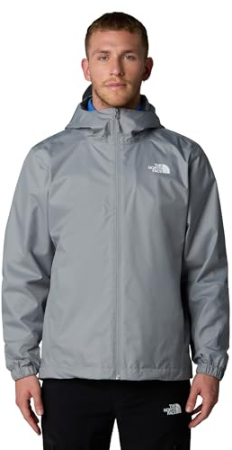 The North Face - Men's Quest Hooded Jacket - Waterproof, Breathable - Monument Grey - L