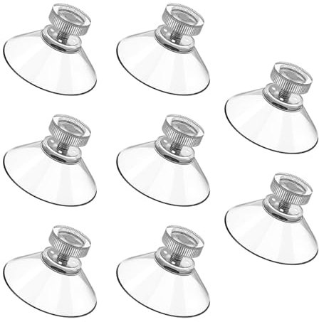 Saugnapf Kompatibel mit Needit Park Lite Parkscheibe, Hitzebeständig Starke Haftkraft, Transparente Ersatzklebepads für Windschutzscheibe - Ideal für Autozubehör,8er