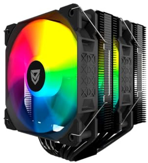Nfortec Sculptor X2 disipador CPU ARGB 240W TDP doble ventilador 120mm Intel AMD negro