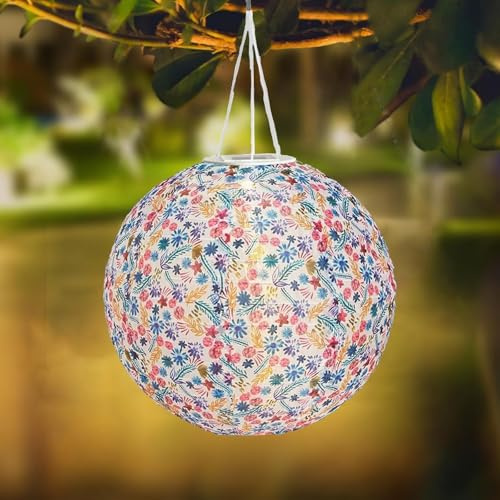 Farolillos Solares Exterior,Luz Solar Exterior Jardin 30cm,Lampara Solar Exterior,Farolas Solares Exterior Colgantes,Decorativa para Jardin,Acampar,Jardín,Terraza,Porch