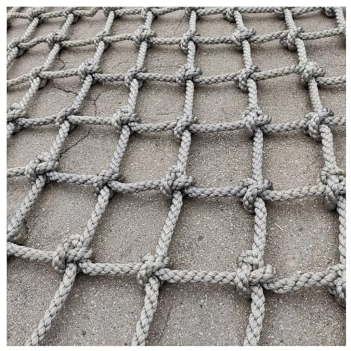 Filet d'escalade robuste pour enfants et adultes, corde de 14 mm-16 cm, sangle durable de qualité militaire, 1 x 6 m, équipement d'aventure