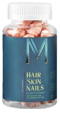 Gomitas de Biotina para Piel, Cabello y Uñas 60 Unidades Suplemento Vitamínico, Fórmula Completa para Fortalecer el Cabello, Mejorar la Elasticidad Cutánea y Uñas Más Resistentes