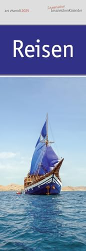 Lesezeichenkalender Reisen 2025: Traumhafte Reisemotive - Monatskalender mit Lesezeichen