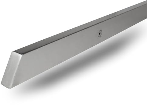 INOXLM Corrimano Rettangolare 40x20 mm in Acciaio Inox AISI 304 Con Finitura Satinata | Made in Italy | Fai Da Te | Ideale per Uso Interno ed Esterno (2200 mm)