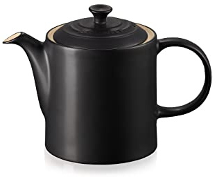 Le Creuset Grand Teapot, Stoneware, 1.3 litres, Serves 4 Cups, Matte Black, 80703130000003
