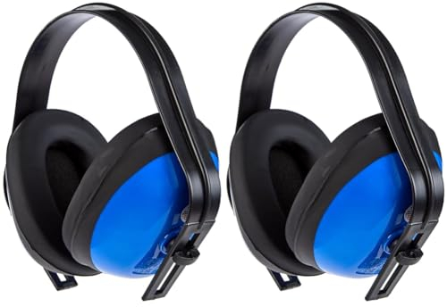 BGS 3623 | Kapsel-Gehörschutz | Lärmschutz | Schutz-Kopfhörer | SNR 26 db | EN 352-12002 (Packung mit 2)