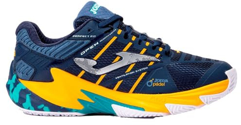 Joma Scarpe Uomo Tennis/Padel Open Men - Blu-Arancio (44)