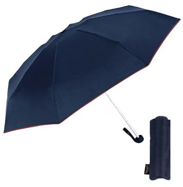 HW CASA Ombrello Pieghevole da Borsa, Tascabile e Portatile Ultraleggero per le Piogge