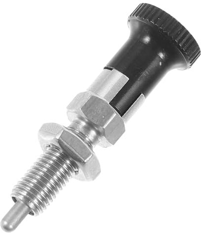 SEWOART Piston De Verrouillage à Ressort Inoxydable Avec Bouton Moleté Goupille Auto-bloquante Fine Vis à Ressort Pour Coffret à Outils Sécurité Renforcée