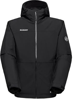 Mammut Treeline 3 in 1 HS Hooded Jacket Men – Chaqueta Convertible para Hombre con Capucha | Con Gore-Tex | Negro, Talla XXL