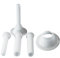 Fabricante de salchichas manual - Syringe de llenado de salchichas caseras, 3 tubos de relleno de de 3 paquetes | Tubos de embudo portátiles manuales para llenado de salchichas caseras, s