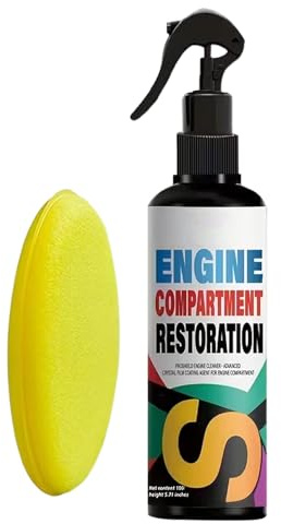 Detergente per motore, con detergente da 100 ml, pulitore per autoveicoli, ad alte prestazioni, per la manutenzione, restauro, veicoli, camion, SUV, vano motore