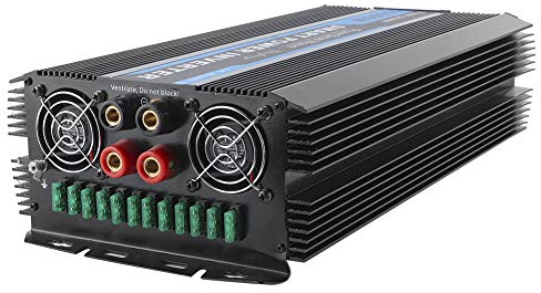 Semme Convertitore di Alimentazione per Auto da 10000 W, Inverter Sinusoidale Puro da 12 V a 240 V, con Prese CA USB, Ideale per Situazioni di Emergenza in Viaggio e attività all'aperto.