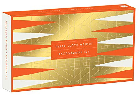 Galison Frank Lloyd Wright Backgammon Set