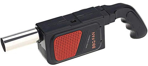HEEPDD BBQ Air Blower Barbecue, Portable Outdoor Camping Electricity BBQ Fan Air Blower Fan for Barbecue Fire Bellow Cooking Tool