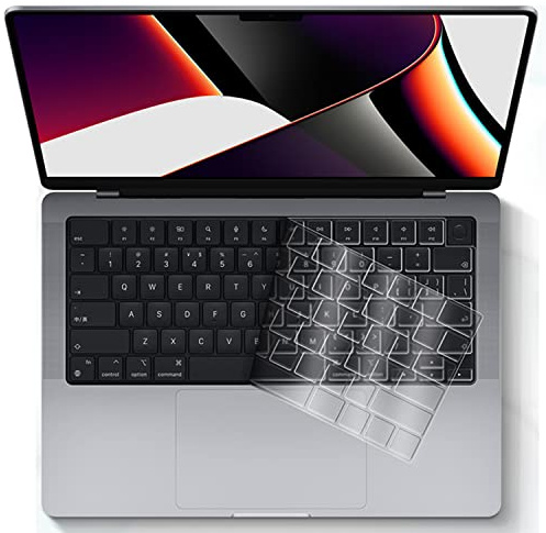 Se7enline Compatible with Macbook Keyboard Cover Skin for Mac Neo & Air 13/15 & Pro 14/16 inch (M5 M4 M3 M2 M1 A18 Pro) 2026/2025/2024/2023/2022/2021 Ultra Thin TPU backlight Dustproof US Layout,Clear