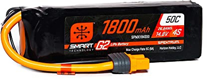 Spektrum SPMX184S50 1800mAh 4S 14.8V Smart G2 LiPo 50C IC3, Multi