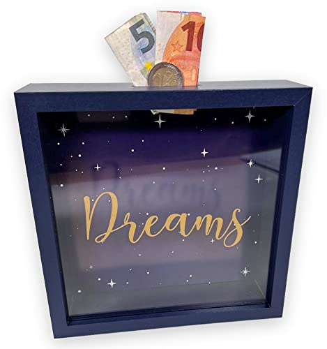 BUSDUGA 4056 Sparkasse Dreams Spardose Bilderrahmen 20x20x5 cm