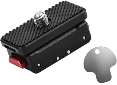 Dcaknri Base accessorio indossabile Meccanismo di bloccaggio rapido Resistente alle intemperie Facile attacco Staccare Adattatore Base Indossabile