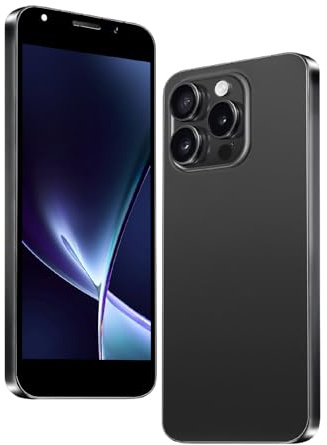 Desbloquear el teléfono móvil, pantalla de 5.0 pulgadas, 2GB RAM + 16GB ROM / TF 128GB, cámara doble 2MP + 2MP, soporte 4G LTE FDD TDD, doble tarjeta sim, adecuada para principiantes. (black)